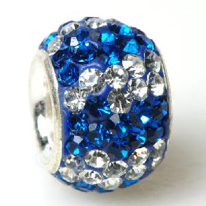 Wholesale Big Hole Rhinestone Beads