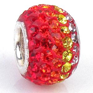 wolesale holiday rhinestone pandora beads