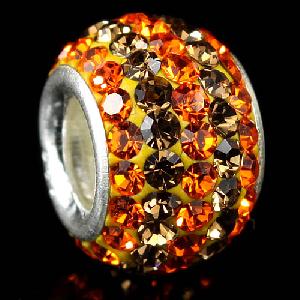 Wholesale European Pandora Rhinestone Beads