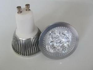 Gu10 Led Spotlight, 4w With Epistar Led Chips, 80 To 90lm Warm White Luminous Flux