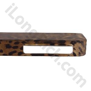 leopard grain ultra thin hard plastic cases iphone4 4s u3