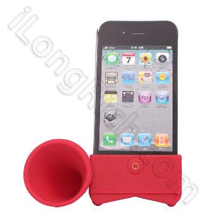 iphone 4 horn stand acoustic amplifier