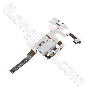 White Earphone Jack Power Volume Switch Flex Cable For Iphone 4s