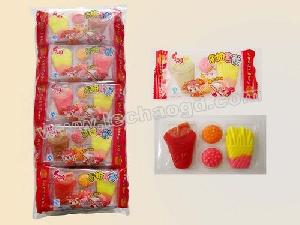 food hamburger chips cola shaped gummy candy halal jelly fruit confectionery