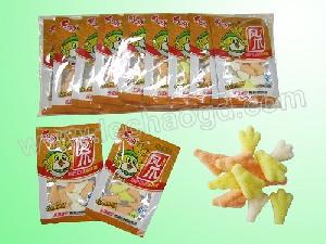 chicken paws sour soft gummy candy visible printed bag jelly halal