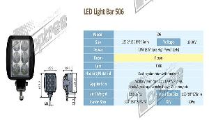 2012 New 18w Led Off Road Light 506