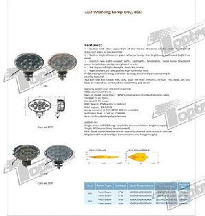 2012 New Super Led Working Light 840, 850 For Atv, Utv, Suv, Truck, Farm Machinery