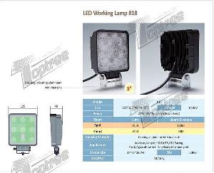 2012 Super New 27w Led Working Lamp 818