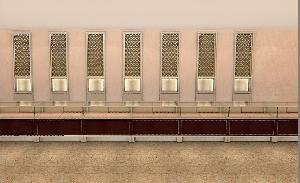Watch Counter Display Showcase With Super Bright Led Lights