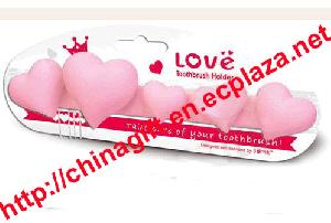 5 heart toothbrush holder pasted wall