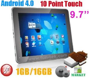 China Funpad Android 4.0 Tablet Pc 9.7 Inch Rk2918 1.2ghz Capacitive Touch 1gb Ram 16gb Dual Camera