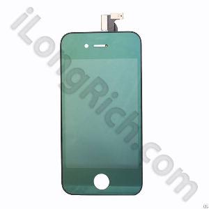 Color Lcd Display Touch Panel Screen Digitizer Assembly Back Cover Electroplating Cyan For Iphone