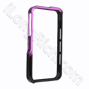 For Iphone 4 Best Element Series Detachable Aluminium Cases Purple And Black