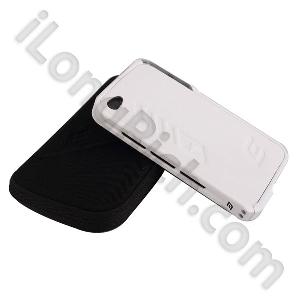 For Iphone 4 White Element Series Detachable Aluminium Cases