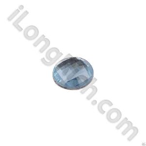 Oval Crystal Diamond Home Button Sticker For Iphone 4 3gs Mix