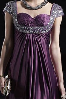 Sweetheart Sequins Embellished Pleated Formal Dress