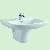 Half Pedestal With Basin ( 040g)