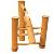 Bamboo Deer Chaser / Scarer Fountain With Bamboo Water Spout, Bamboo Fountain For Garden Water Featu