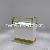 Glossy White Jewelry Counter Display With Led Strips