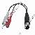 Din 5 Pin To 2 Mono Cable, Audio Video Cable