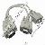 Vga Male To 2 Female Y Splitter Cable