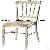 Chateau Napoleon Chair, Imitated Bamboo Seat, Classical Ballroom Dining Furniture