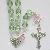 2012 Fashion Christmas Rosaries Crackle Glass Prayer Beads Round Glass Bead Religious Jewelry