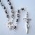 Lampwork Rosary Handmade Inside Flower Prayer Beads 59 Pcs Glass Cross Necklace Catholic Jewelry