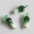 Cabbage Glass Charms Mini Lampwork Glass Pendants Handmade Vegetable Charm 2012 Fashion Accessories