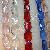 Rectangle Crystal Beads Large Diamond Cut Glass Jewelry Accessories