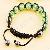 Resin Rhinestone Shamballa Bracelet Clay Tresor Paris Bracelets Knitted Stone 2012 Fashion Jewlery