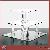 Thickening 3-tier Square Transparent Acrylic Cupcake Display Stand Shelf For Wedding