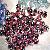 Handmade Inside Flower Glass Beads Lampwork Jewelry Bead Accessories 2012 Fashion Crafts