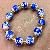 Round Flower Ceramic Beads Bracelet With Glass Seed Beads Fashion Jewelry