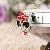 Phone Dust Plug Cover Skull Rhinestone Dust Stopper 2012 Fashion Iphone Decoraition