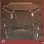 Hexagonal 3-legged Clear Acrylic Furniture Table And Chair