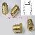 Turned Brass Connector, Turning Brass Fittings, Precision Fittings