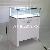 Mirrored Jewelry Counter Display Showcase Lighting