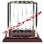Newton Cradle Five Balance Balls