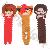 Cute Cartoon Series Multipurpose Soft Silicon Cord Holder