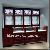 Red Lacquered Jewelry Display Showcase Or Display Booth In Jewellery Store And Shopping Mall