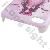 Pretty Girl Hard Plastic Back Cover For Iphone4 / 4s-base Color Plum