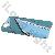 Individuality Plastic Back Cover For Iphone 4 / 4s-light Blue With Dark Blue