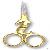 Sell Embroidery Scissors Sea Horse Shape