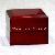 Glossy Red Ring Box With Led Light
