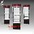 Watch Showroom Design And Mall Kiosk Design With Led Lights