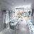 White Glossy Watch Display Furniture Showcase With Led Lights