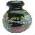 Gold Foil Essence Oil Bottles Handmade Lampwork Bottle From China