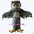 Eagle Costume Owl Mascot Bird Mascot Fancy Dress Costumes Carnival