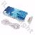 Rider Colorful Light Protective Cases For Iphone4 And 4s Skyblue